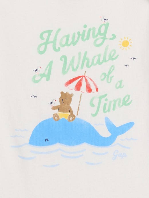 L'image numéro 3 présente Cache-couche imprimé Premiers essentiels en coton biologique pour Bébé