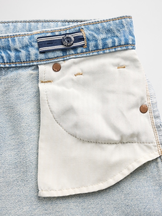 Image number 5 showing, Kids Low Rise Stride Wide-Leg Baggy Jeans