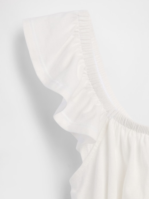 L'image numéro 4 présente Haut smocké à basque et à manches flottantes pour Enfant