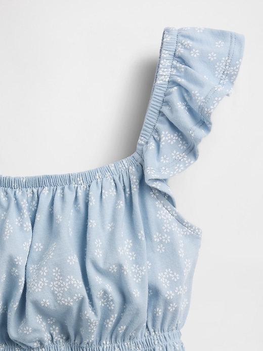 L'image numéro 4 présente Haut smocké à basque et à manches flottantes pour Enfant