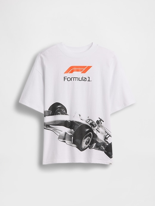 Image number 1 showing, Kids Formula 1 Oversized Graphic T-Shirt