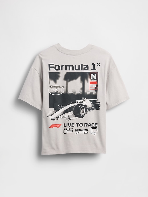 Image number 2 showing, Kids Formula 1 Oversized Graphic T-Shirt