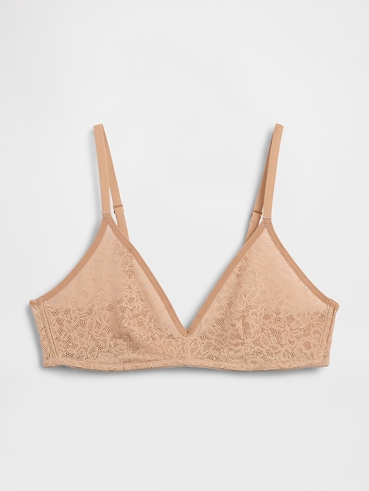 L'image numéro 1 présente Soutien-gorge seconde peau à décolleté plongeant en dentelle