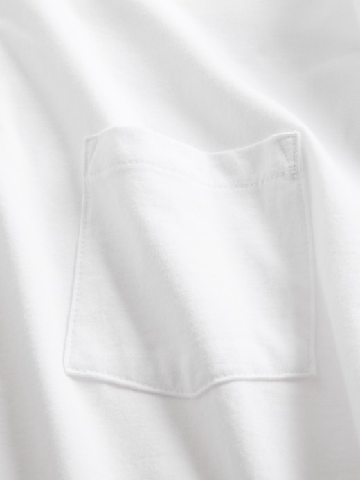 L'image numéro 6 présente T-shirt à poche en coton biologique pour Adulte