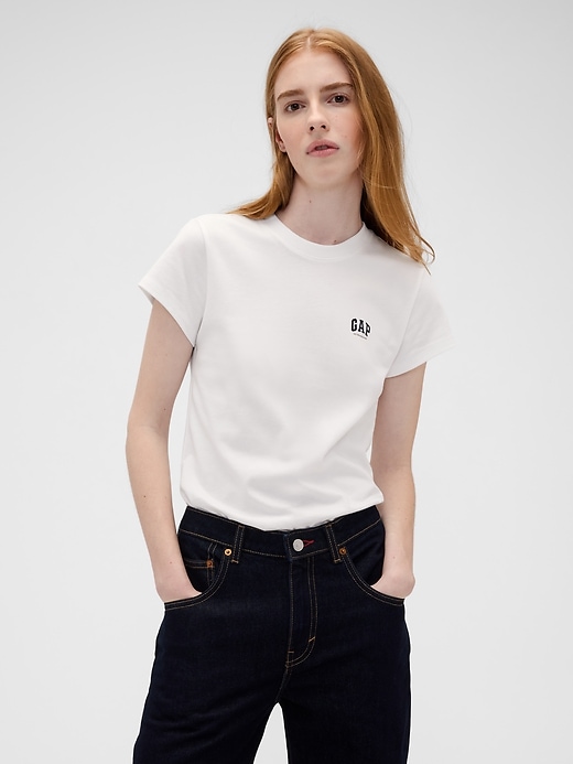 Image number 1 showing, Gap × Victoria Beckham Organic Cotton Logo T-Shirt