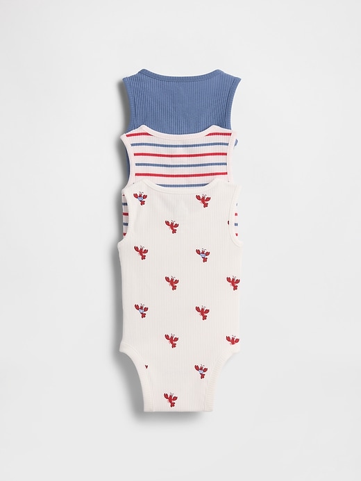 Image number 2 showing, Baby First Favorites TinyRib Pocket Tank Bodysuit (3-Pack)