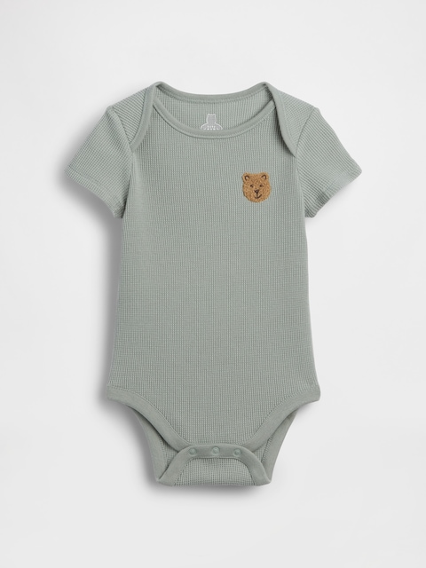 Baby First Favorites Waffle Bodysuit