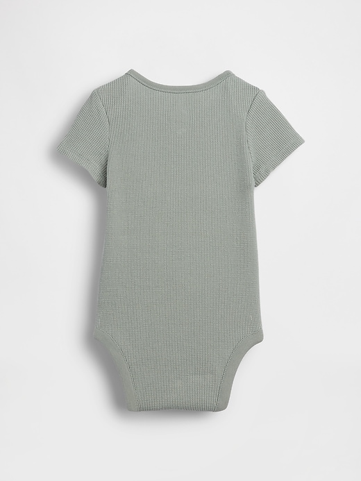 Image number 2 showing, Baby First Favorites Waffle Bodysuit