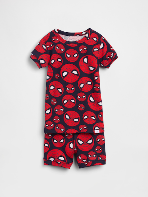 Baby & Toddler Marvel Organic Brushed Cotton PJ Short Set
