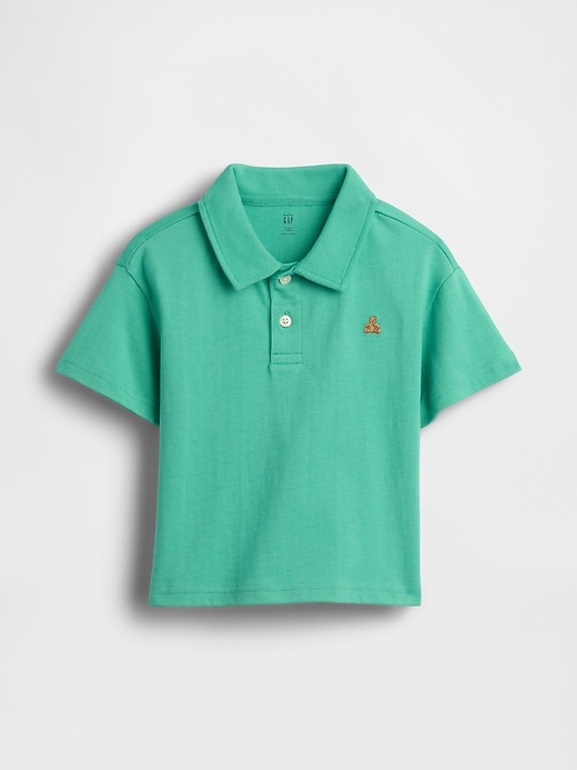 Image number 1 showing, Baby & Toddler Boxy Polo Shirt