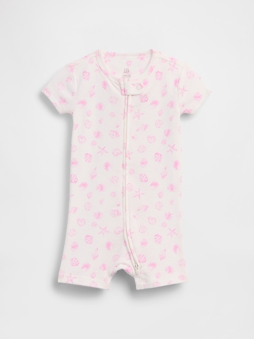 Image number 1 showing, Baby First Favorites Organic Cotton Shorty One-Piece
