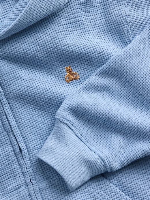 L'image numéro 5 présente Veste à capuchon en tricot gaufré pour Bébé et Tout-petit
