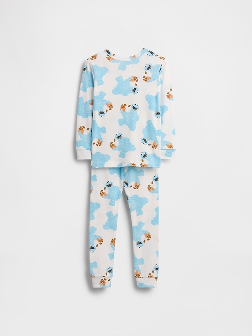L'image numéro 2 présente Pyjama en coton biologique brossé Sesame Street pour Bébé et Tout-petit