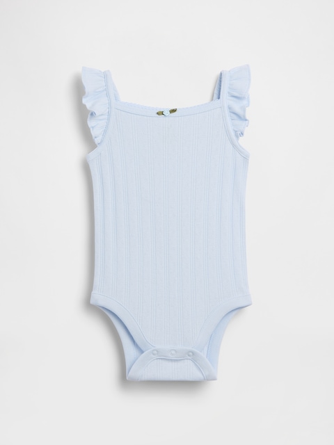 Baby Pointelle Rib Tank Bodysuit