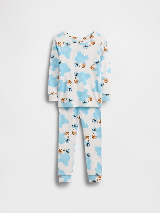 L'image numéro 1 présente Pyjama en coton biologique brossé Sesame Street pour Bébé et Tout-petit