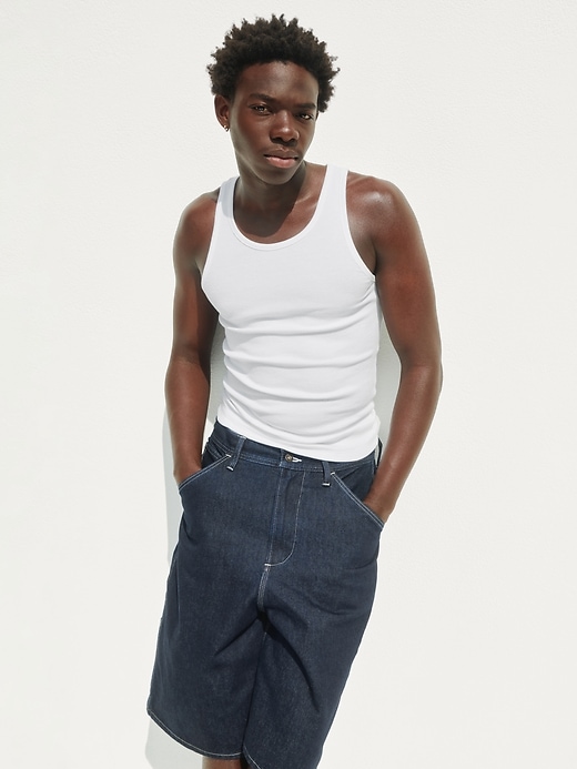 L'image numéro 4 présente Camisole en tricot côtelé (paquet de 2)