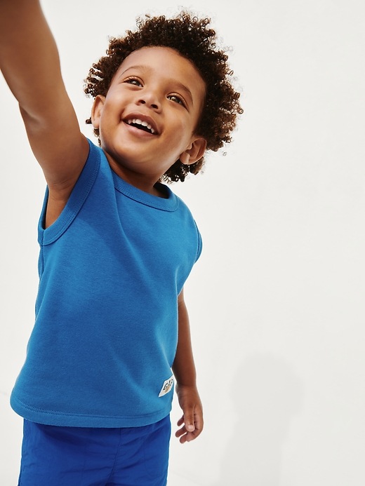 L'image numéro 3 présente Camisole en jersey bouclette VintageDoux pour Bébé et Tout-petit