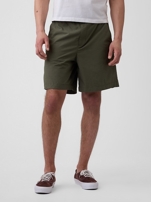 Image number 2 showing, 7" Poplin Relaxed Shorts