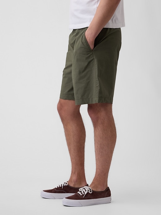 Image number 3 showing, 7" Poplin Relaxed Shorts