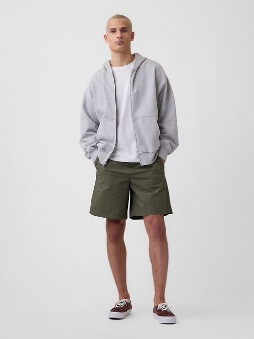 Image number 6 showing, 7" Poplin Relaxed Shorts