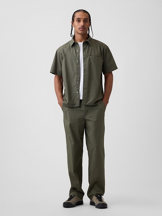 Image number 1 showing, Poplin '90s Loose Pants