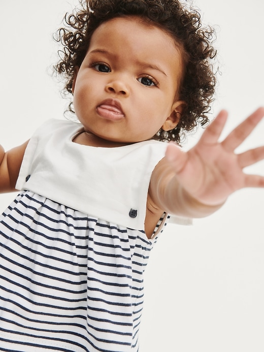 L'image numéro 4 présente Ensemble matelot en coton biologique pour Bébé