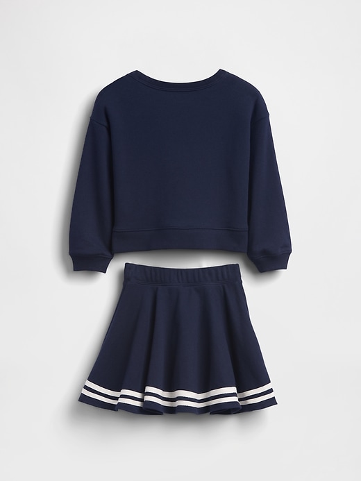 L'image numéro 2 présente Ensemble jupe-short et chandail VintageDoux Gap × Disney pour Toute-petite et Bébé