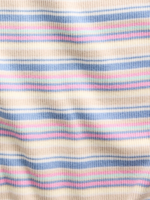 L'image numéro 4 présente Camisole côtelée à encolure carrée pour Enfant