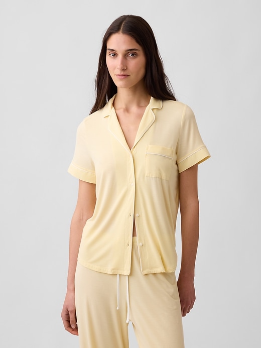 L'image numéro 1 présente Haut de pyjama en modal