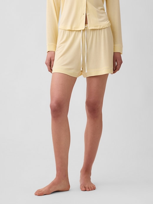 L'image numéro 2 présente Short de pyjama en modal