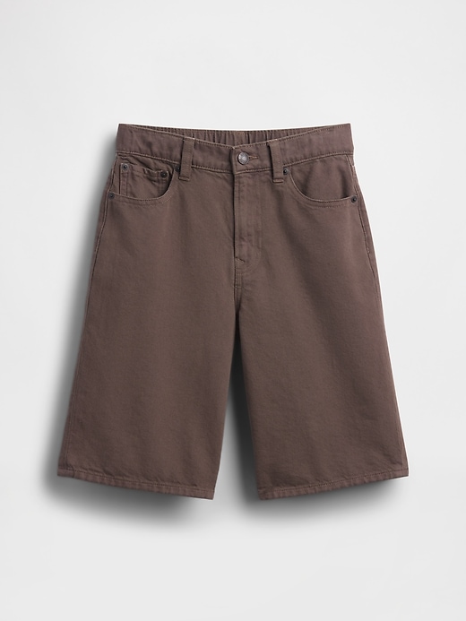 Image number 2 showing, Kids Baggy Denim Shorts