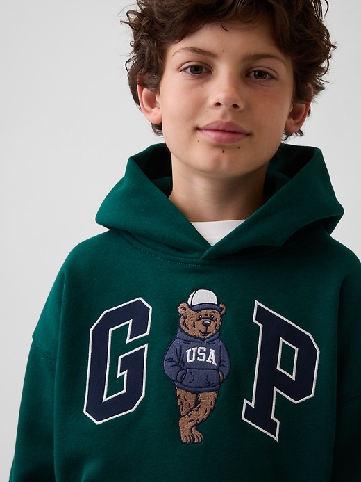 Image number 5 showing, Kids VintageSoft Relaxed Brannan Bear Logo Hoodie