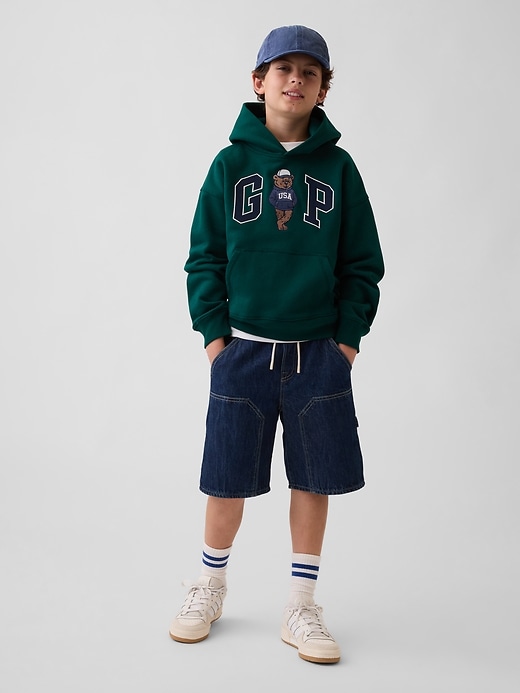 Image number 4 showing, Kids VintageSoft Relaxed Brannan Bear Logo Hoodie