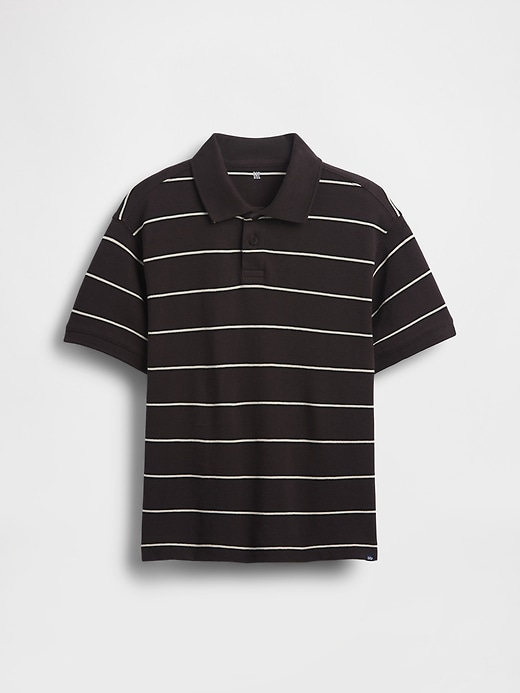 Image number 2 showing, Kids Relaxed Pique Polo Shirt