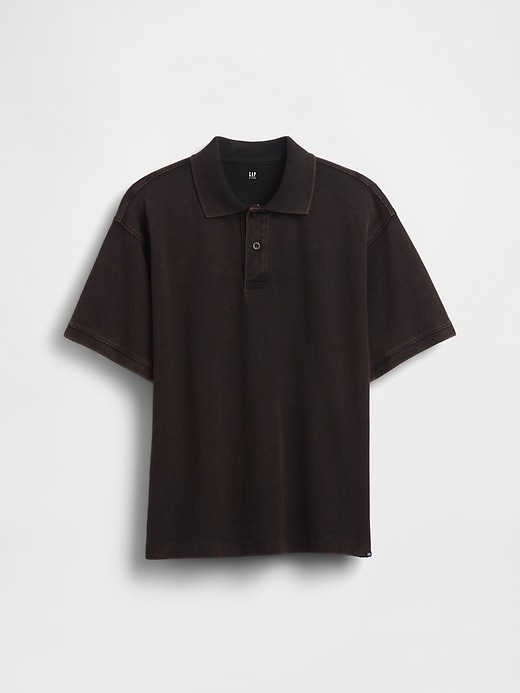 Image number 2 showing, Kids Relaxed Pique Polo Shirt