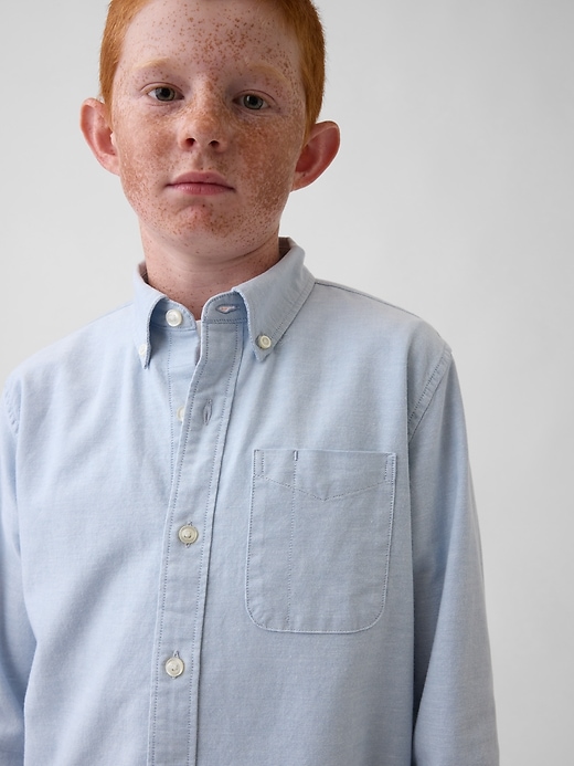 L'image numéro 4 présente Chemise oxford pour Enfant