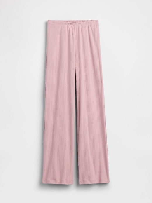 L'image numéro 6 présente Pantalon de pyjama en tricot pointelle