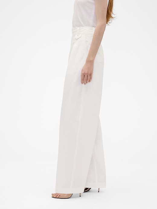 Image number 3 showing, Gap × Victoria Beckham High Rise Pleated Arc Trouser