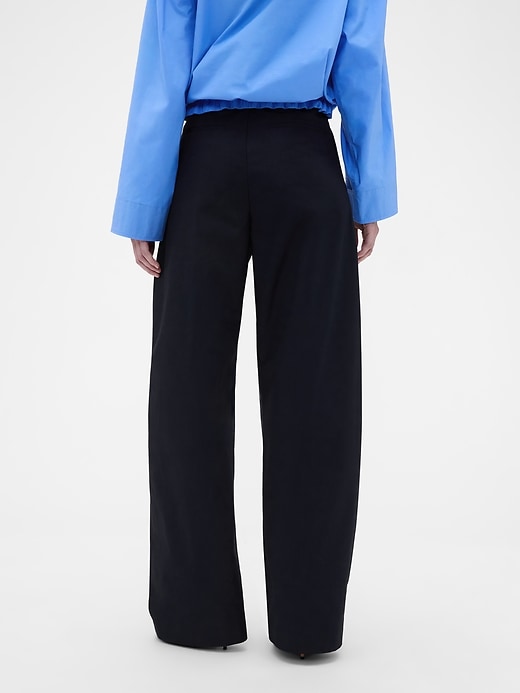 Image number 5 showing, Gap × Victoria Beckham High Rise Pleated Arc Trouser
