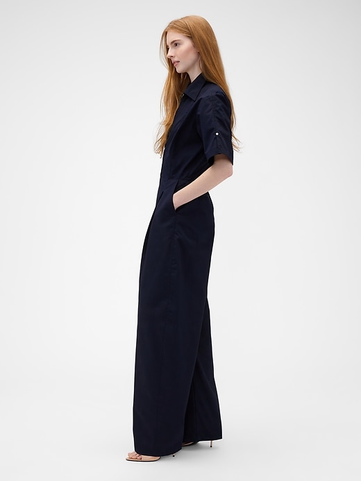 Image number 3 showing, Gap × Victoria Beckham Loose Utility Jumpsuit