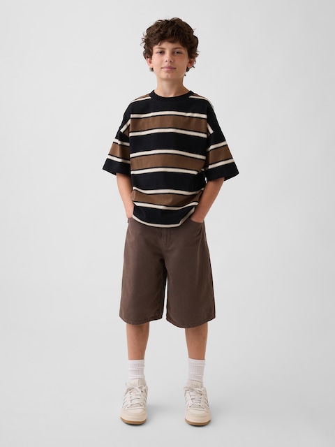 SHORT BALLON EN DENIM POUR ENFANT