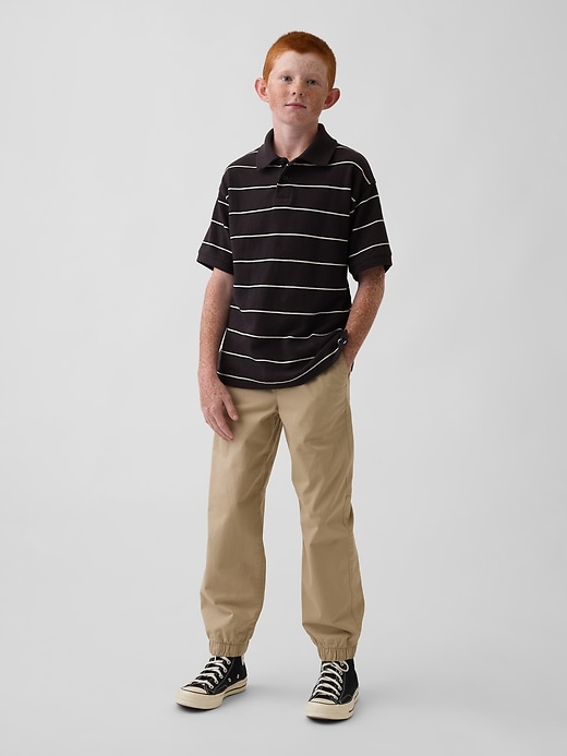Image number 1 showing, Kids Relaxed Pique Polo Shirt