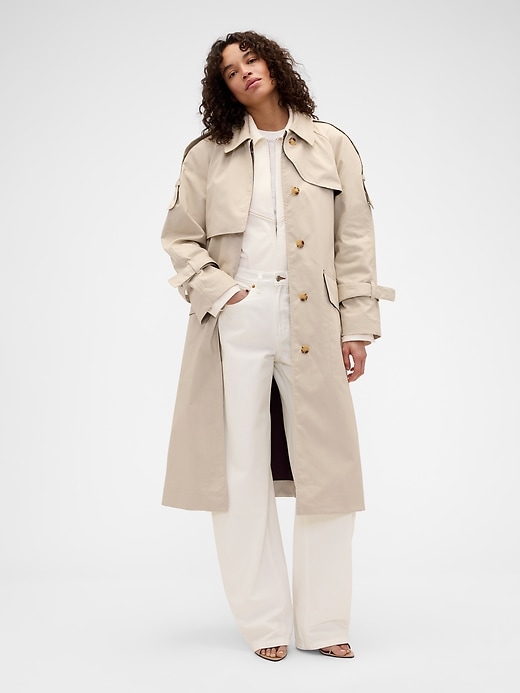 Image number 1 showing, Gap × Victoria Beckham Trench Coat