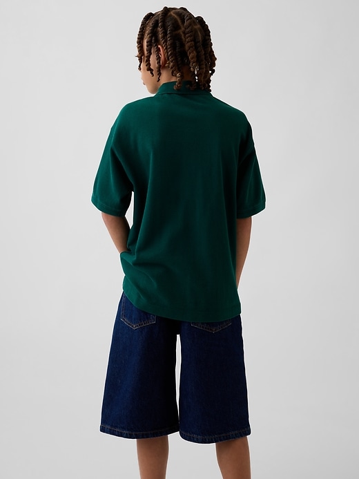 L'image numéro 3 présente Polo décontracté en piqué pour Enfant
