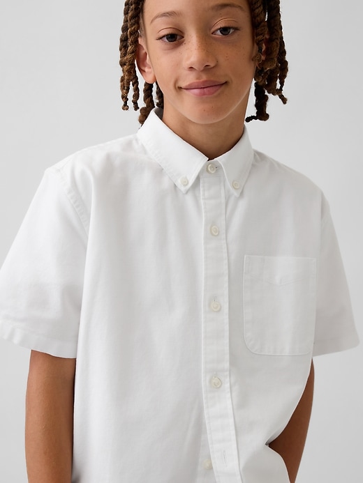 L'image numéro 4 présente Chemise oxford pour Enfant