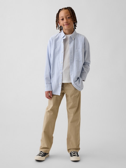 KAKI D'UNIFORME DROIT MODERNE DÉCONTRACTÉ POUR ENFANT