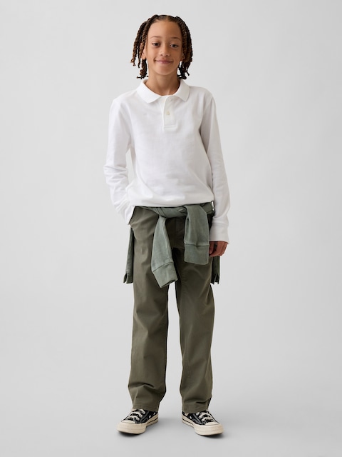 KAKI D'UNIFORME DROIT MODERNE DÉCONTRACTÉ POUR ENFANT