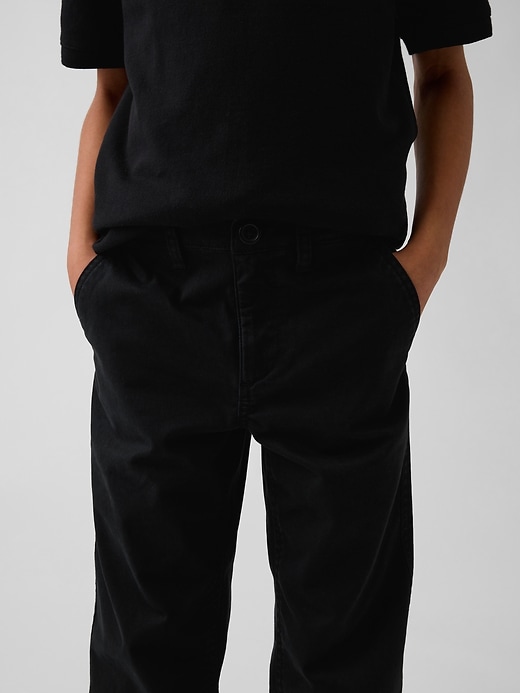 Image number 5 showing, Kids Modern Relaxed Straight Khakis