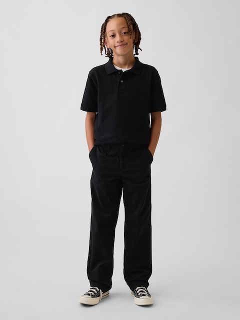 KAKI D'UNIFORME DROIT MODERNE DÉCONTRACTÉ POUR ENFANT