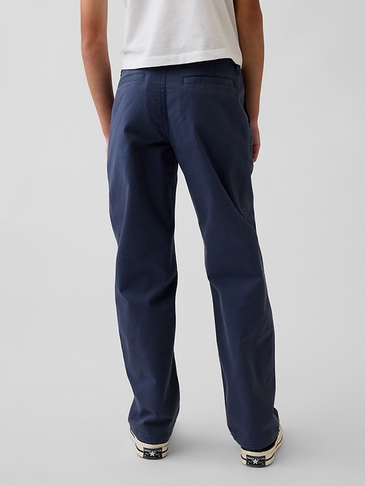 Image number 4 showing, Kids Modern Relaxed Straight Khakis